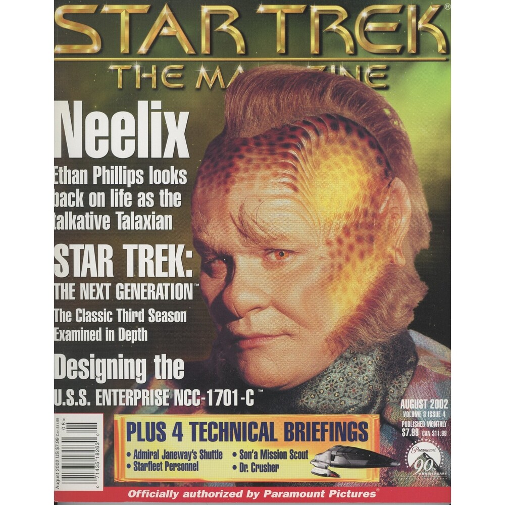 Star Trek The Magazine 2002 August Neelix NCC-1701-C Janeway's Shuttle C-9